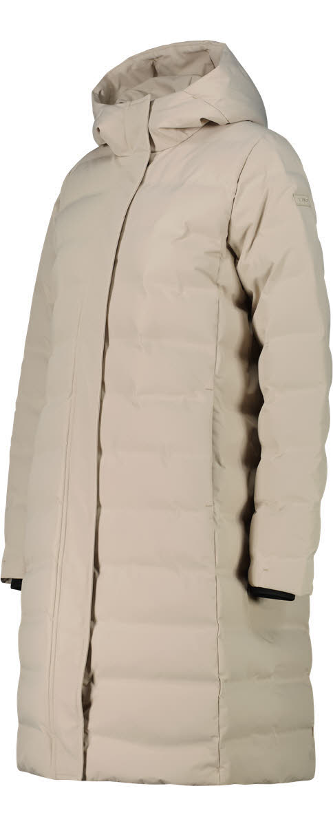 WOMAN COAT FIX HOOD