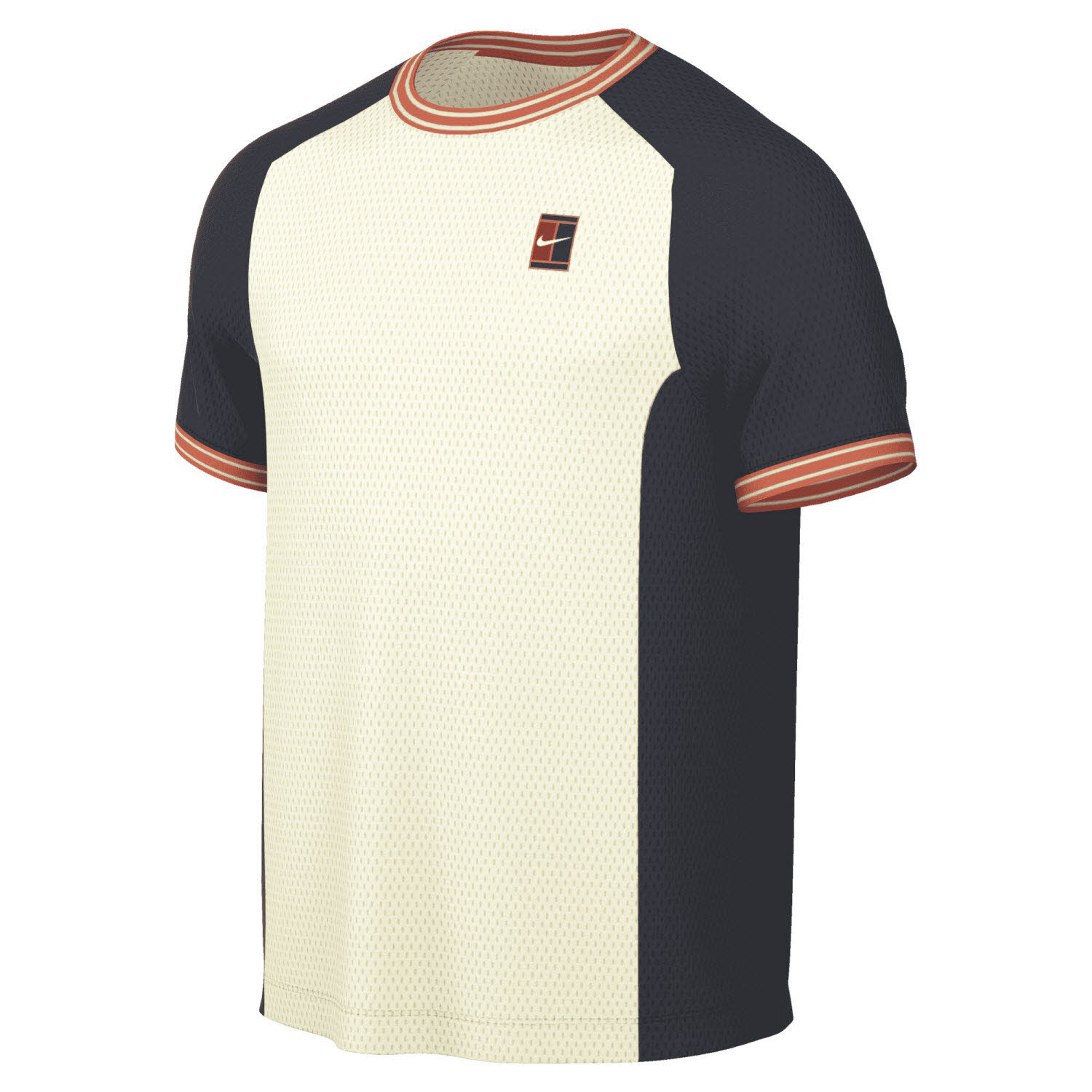 Nike Court Heritage Kurzarm-Tennisoberteil für Herren