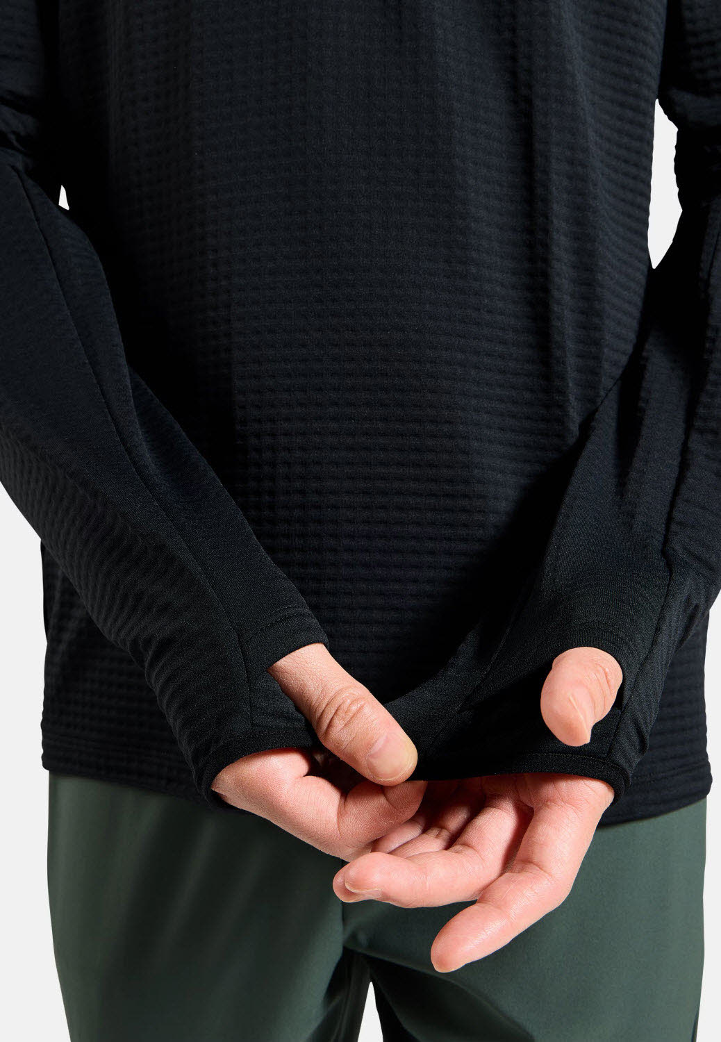 Odlo Essentials Thermal Laufshirt mit Halbreissverschluss Herren