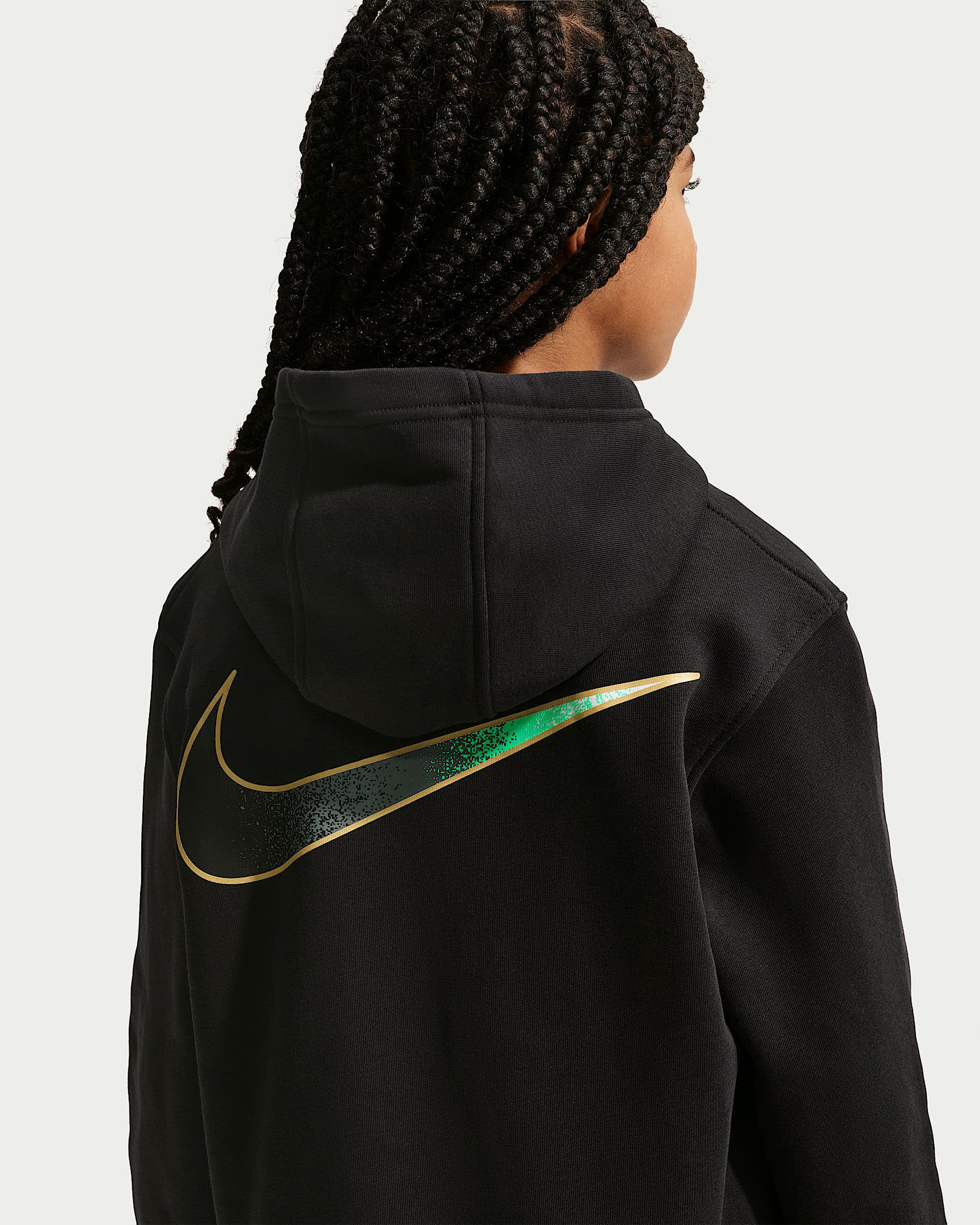 Kylian Mbappé Club Fleece Nike Football Hoodie (ältere Kinder)