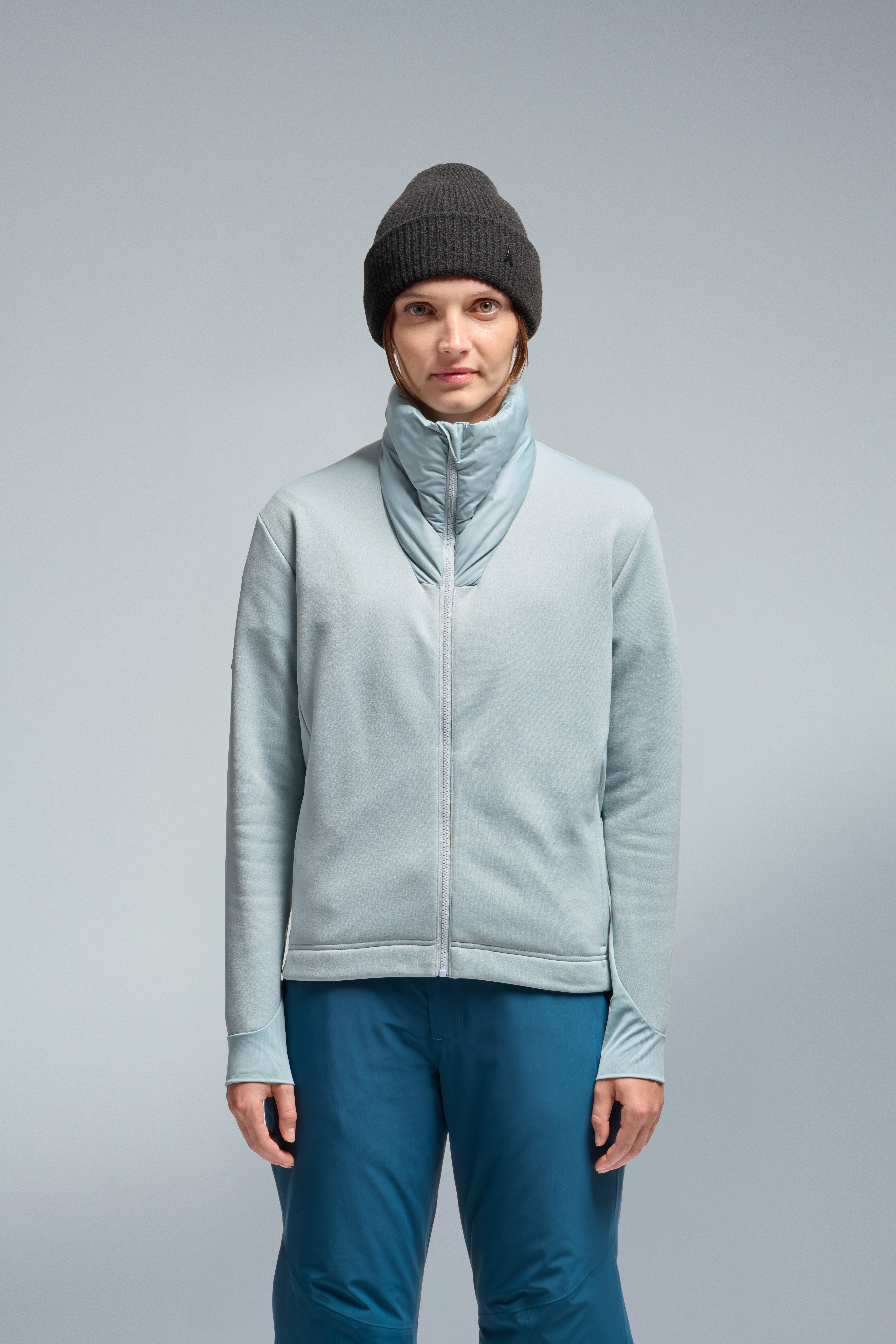 W REVENT FLEECE JACKET-GLACIER