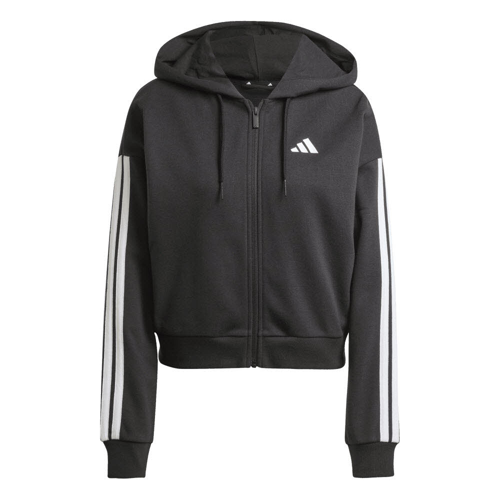 Adidas Essentials 3-Streifen French Terry Kapuzenjacke Damen