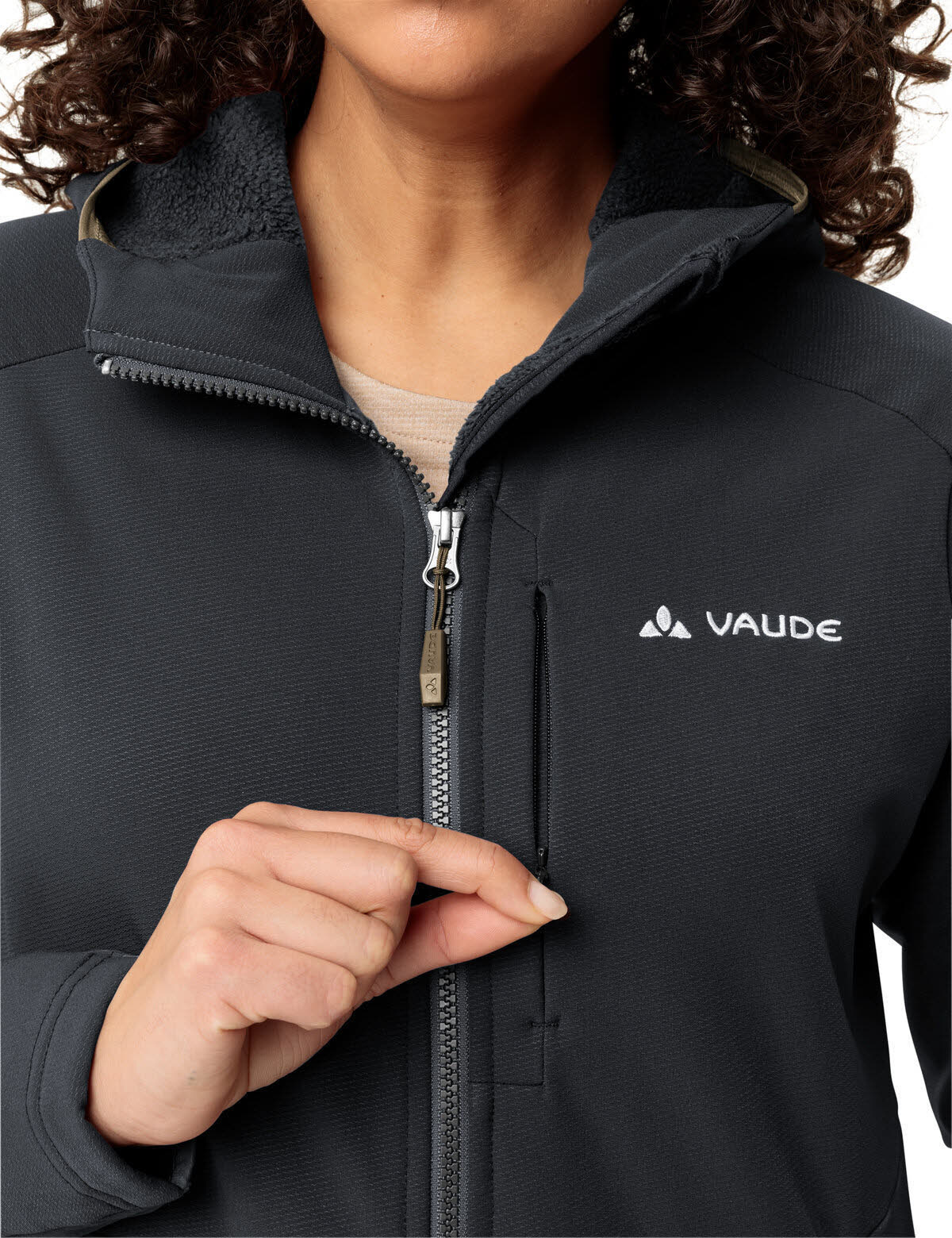 Wo Elope Stormfleece Hoody, phantom black