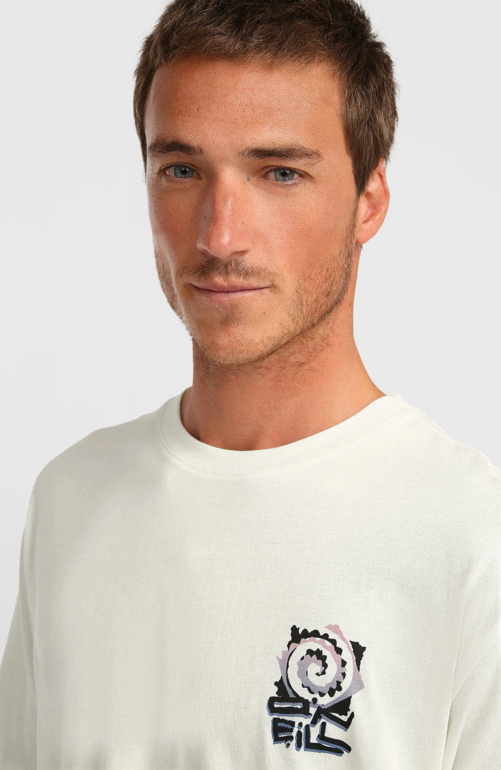 O'Neill Herren Chest-Print T-Shirt | Weiß