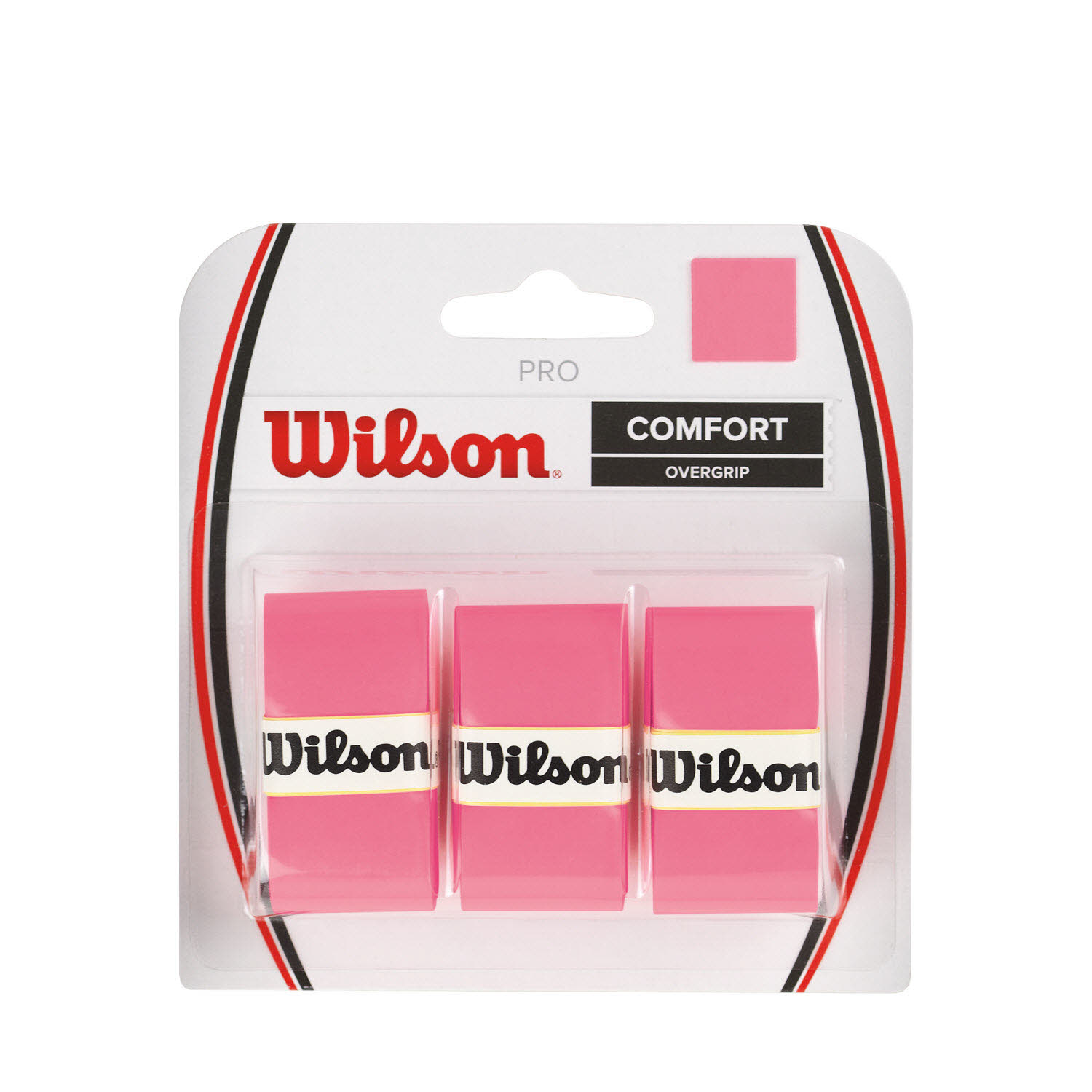 Wilson Pro Overgrip, 3er-Pack Pink