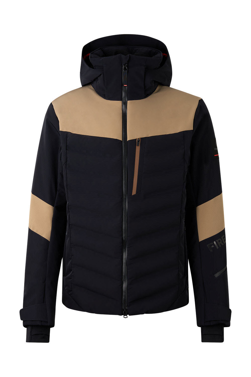 FIRE+ICE Skijacke Radek in Schwarz/Beige