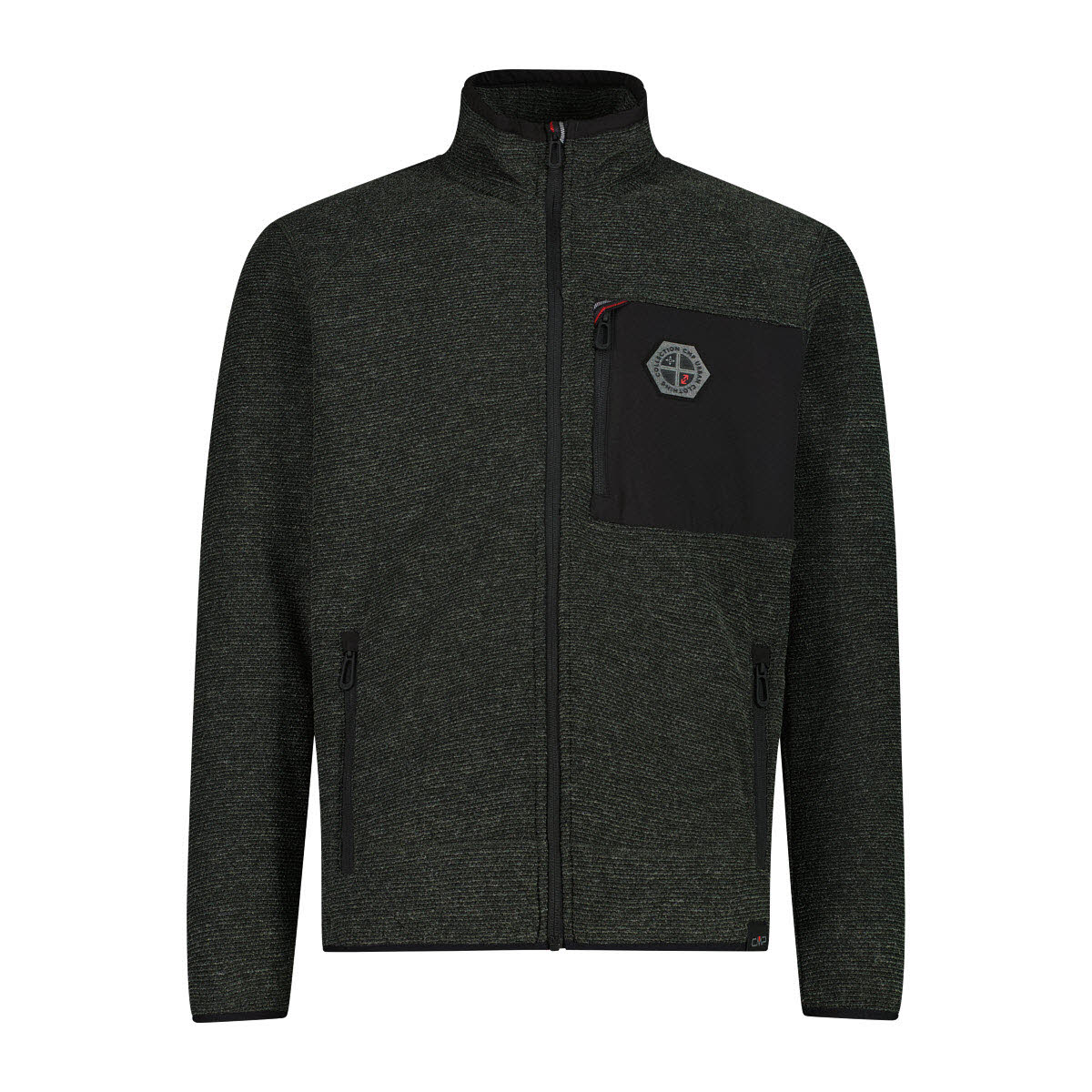 CMP Herren-Fleecejacke aus Knit Tech Melange