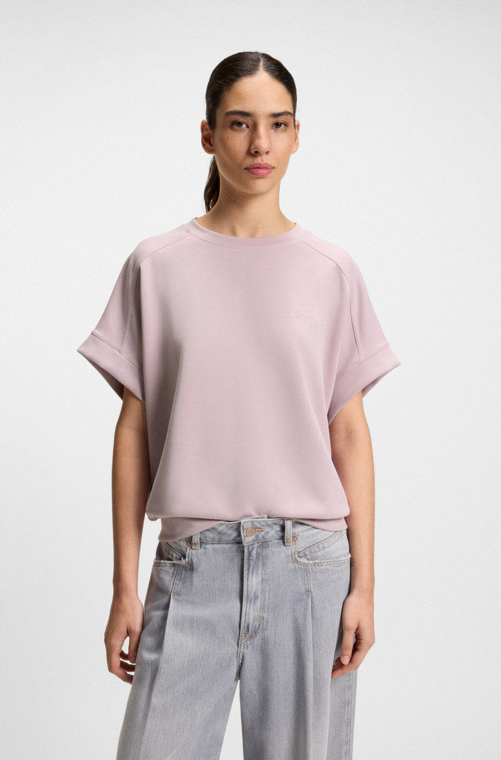 BOSS Regular-Fit T-Shirt mit handgeschriebenem Logo