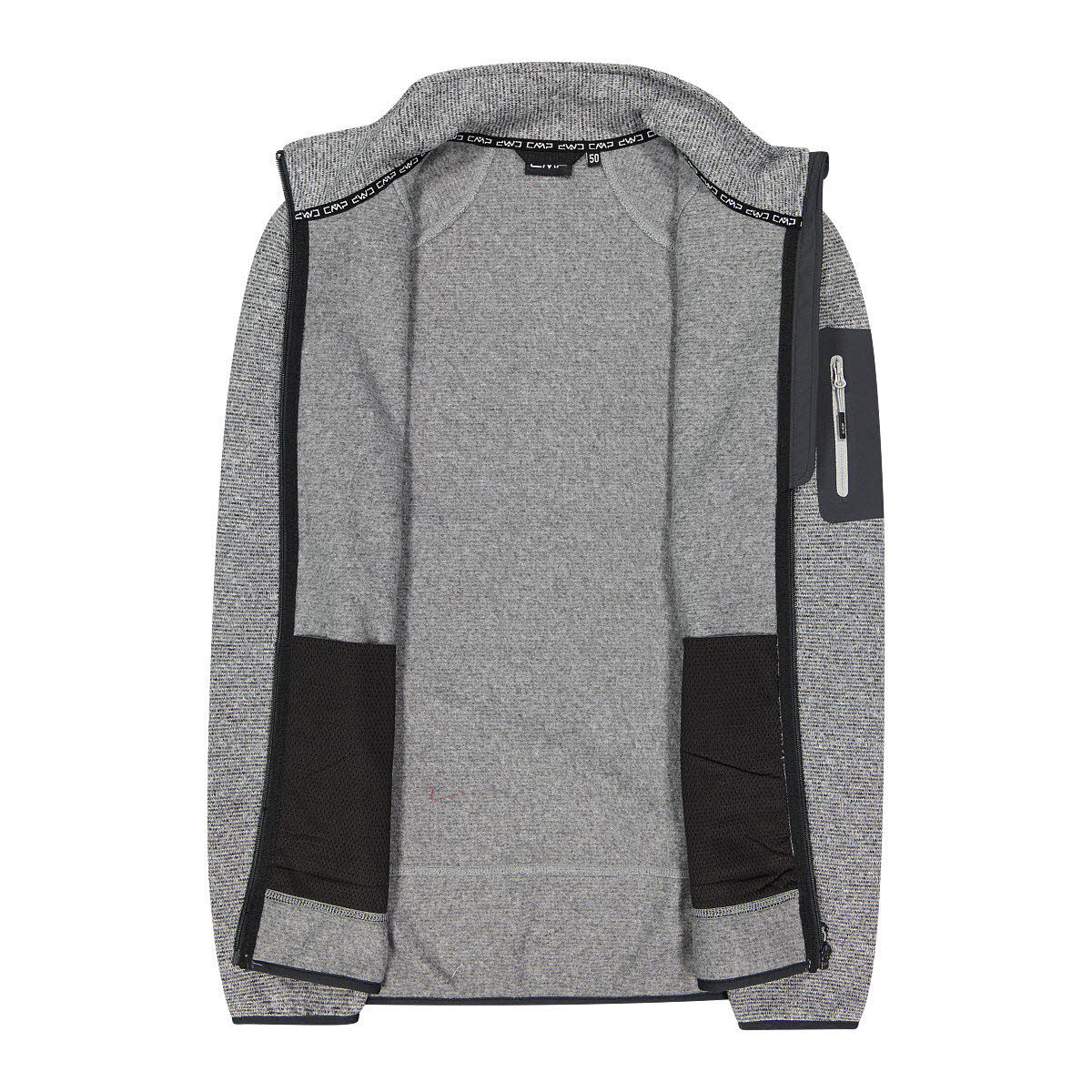 CMP Herren schweres Fleecejacke Knit-Tech Meliert