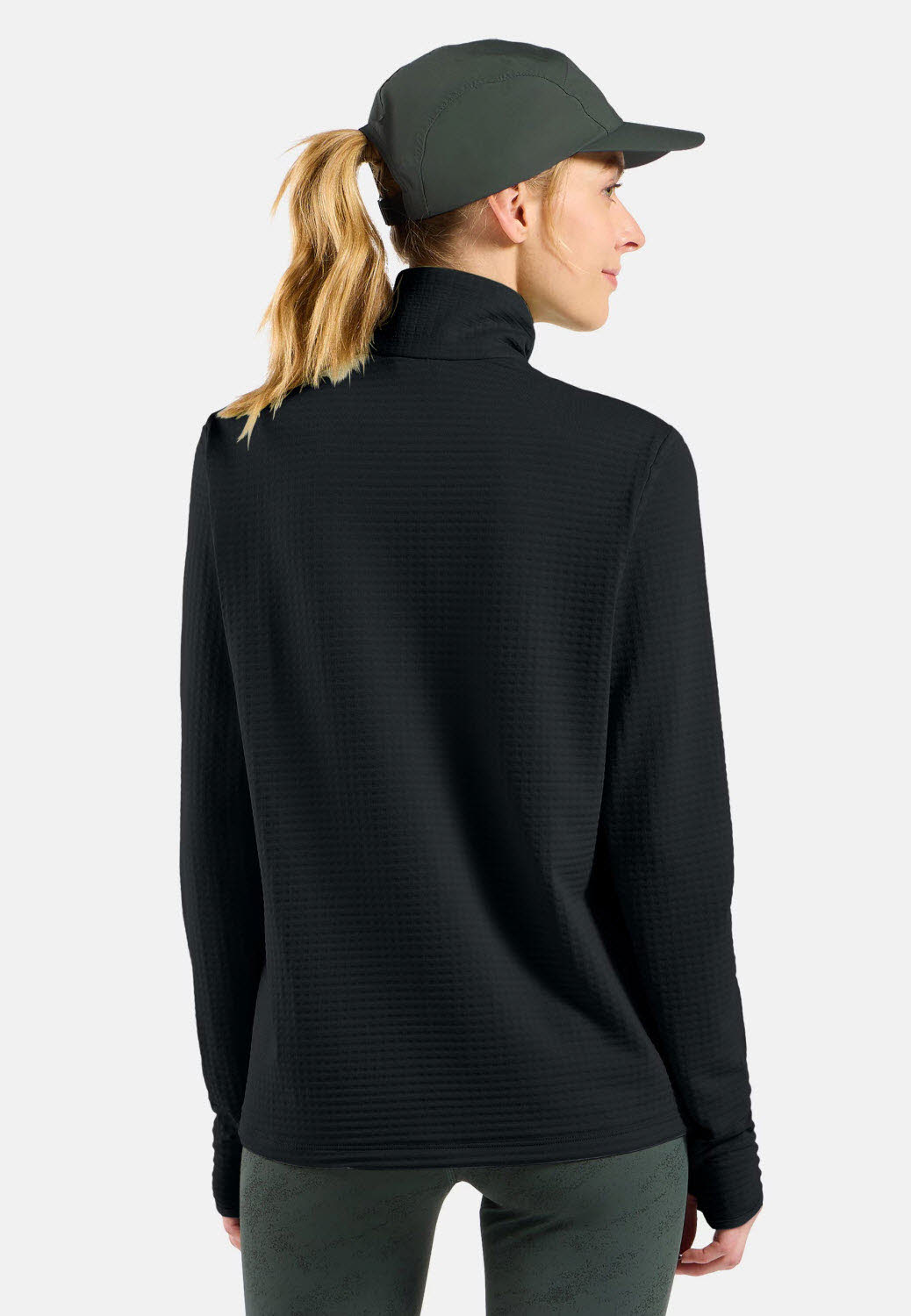Odlo Essentials Thermal Laufshirt mit Halbreissverschluss Damen