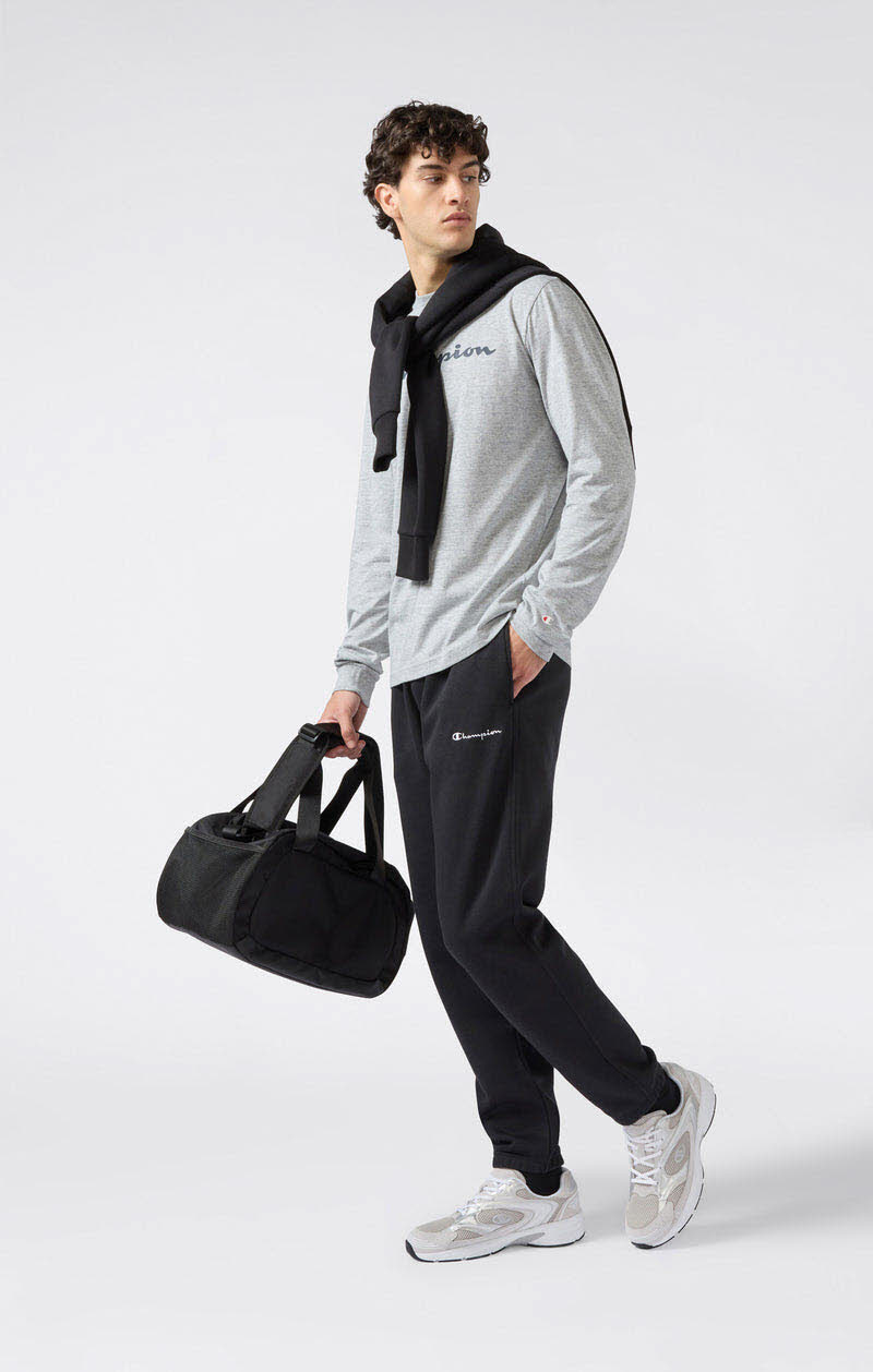 Champion Herren Fleece-Hose mit Elastischem Bündchen Icons