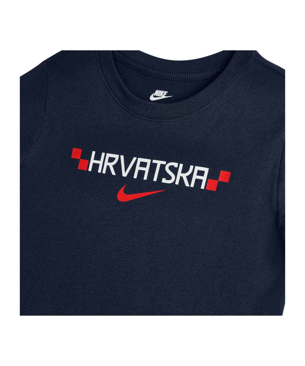 Nike HNS Kroatien Graphic T-Shirt Blau F451 Kinder