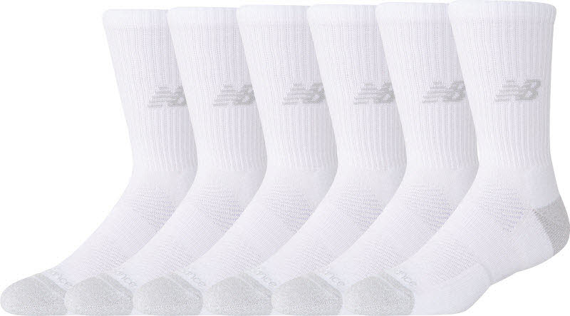 New Balance Active Crew Socks 6 Pack