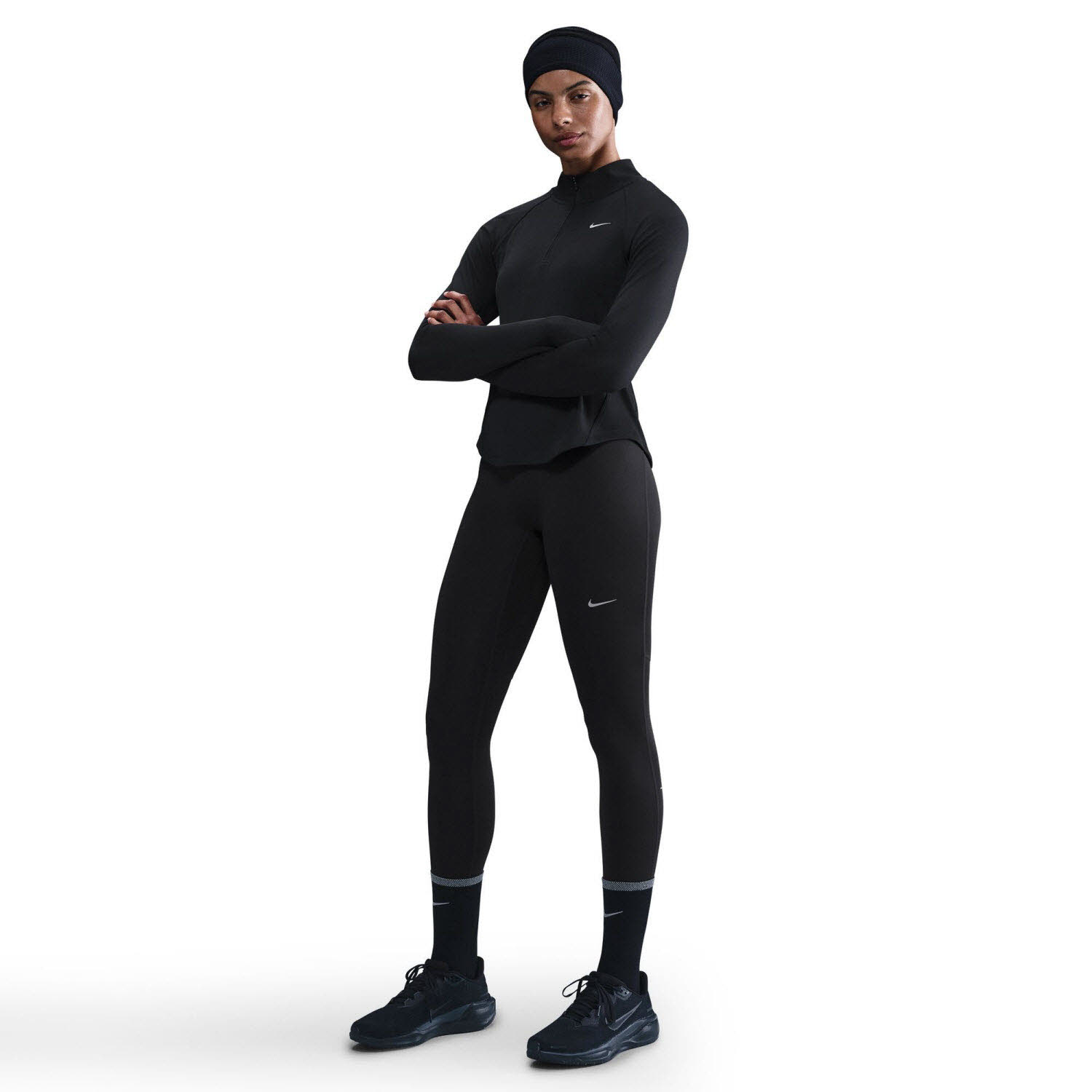 Nike Tempo Lauf-Leggings mit 7/8-Länge und hohem Bund (Damen)