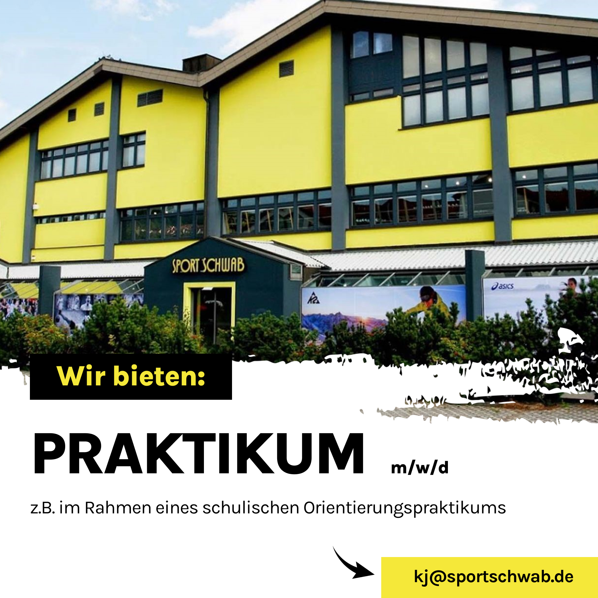 Praktikum bei Sport Schwab