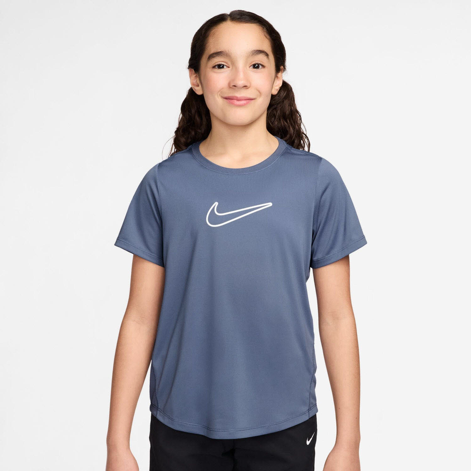Nike One Fitted Dri-FIT-Kurzarmshirt (Mädchen)