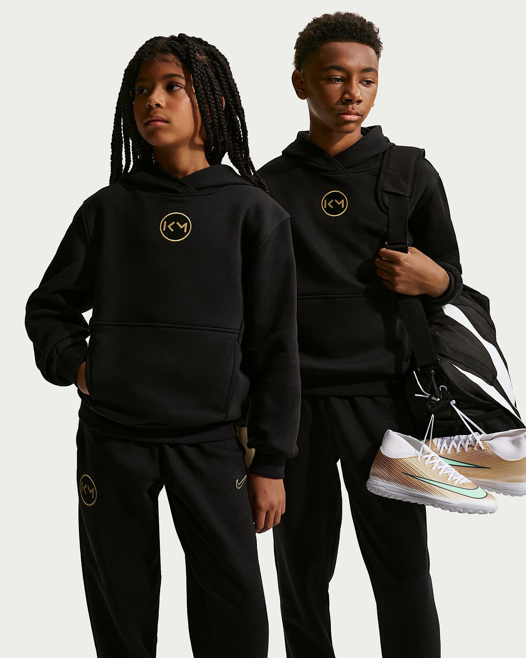 Kylian Mbappé Club Fleece Nike Football Hoodie (ältere Kinder)