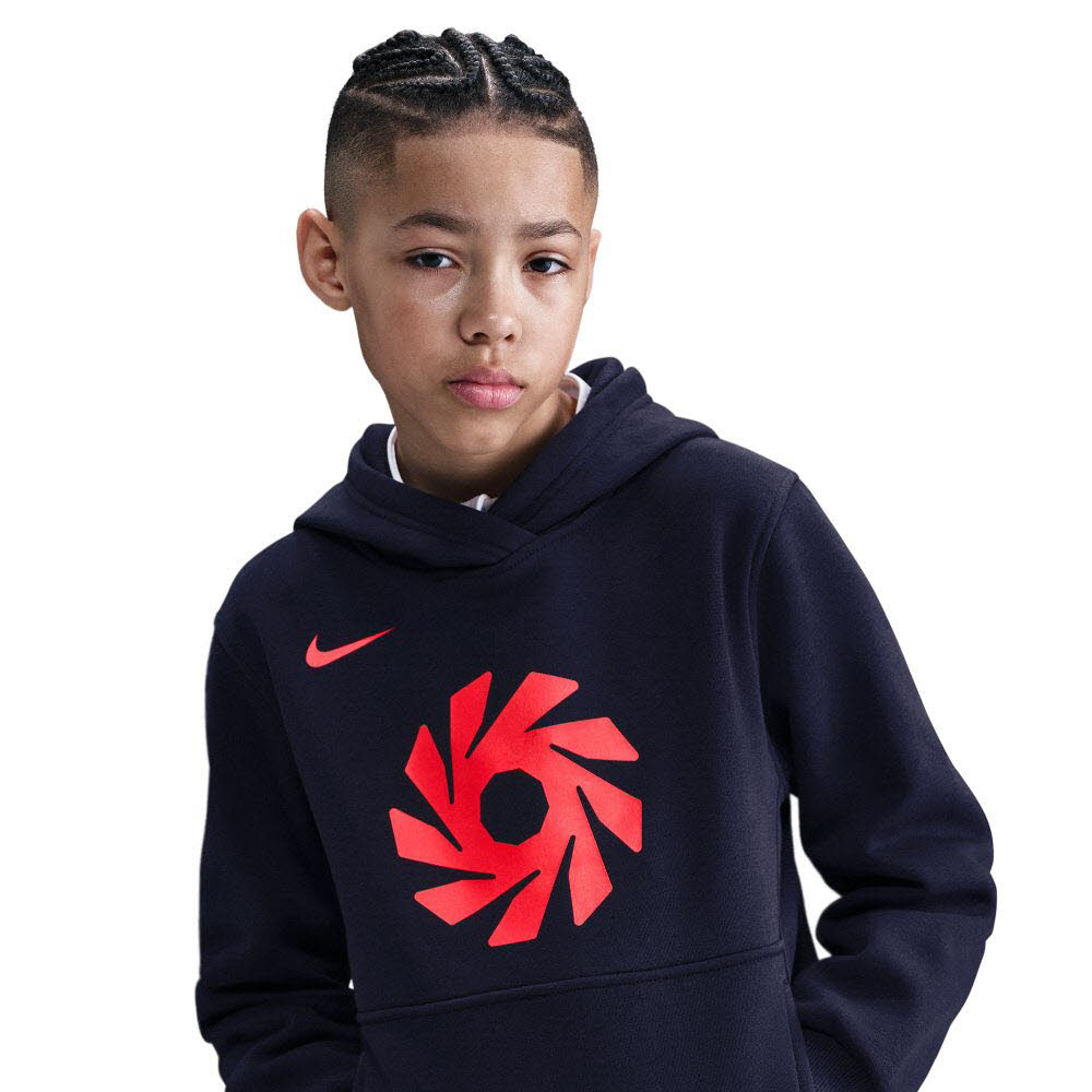 Nike Erling Haaland Club Fleece Fußball-Hoodie für ältere Kinder