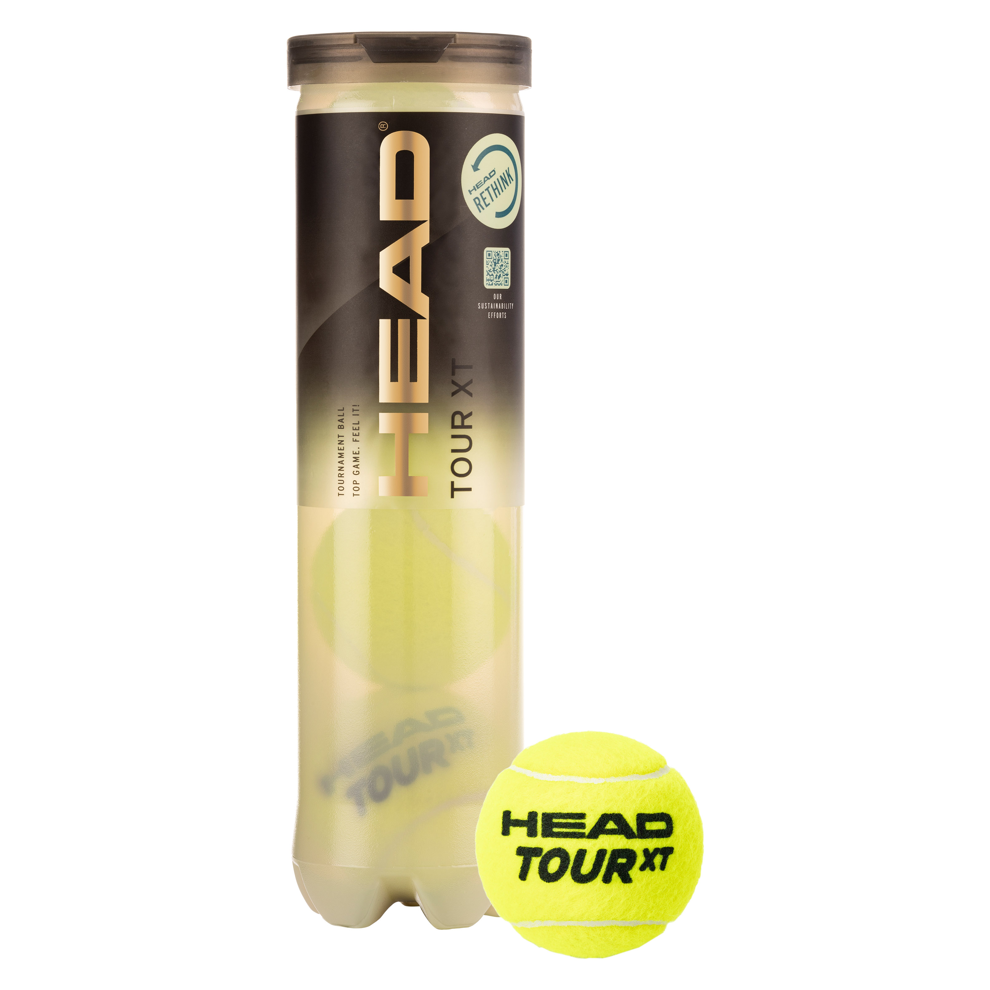 HEAD TOUR XT Einzeldose mit 4 Tennisbällen