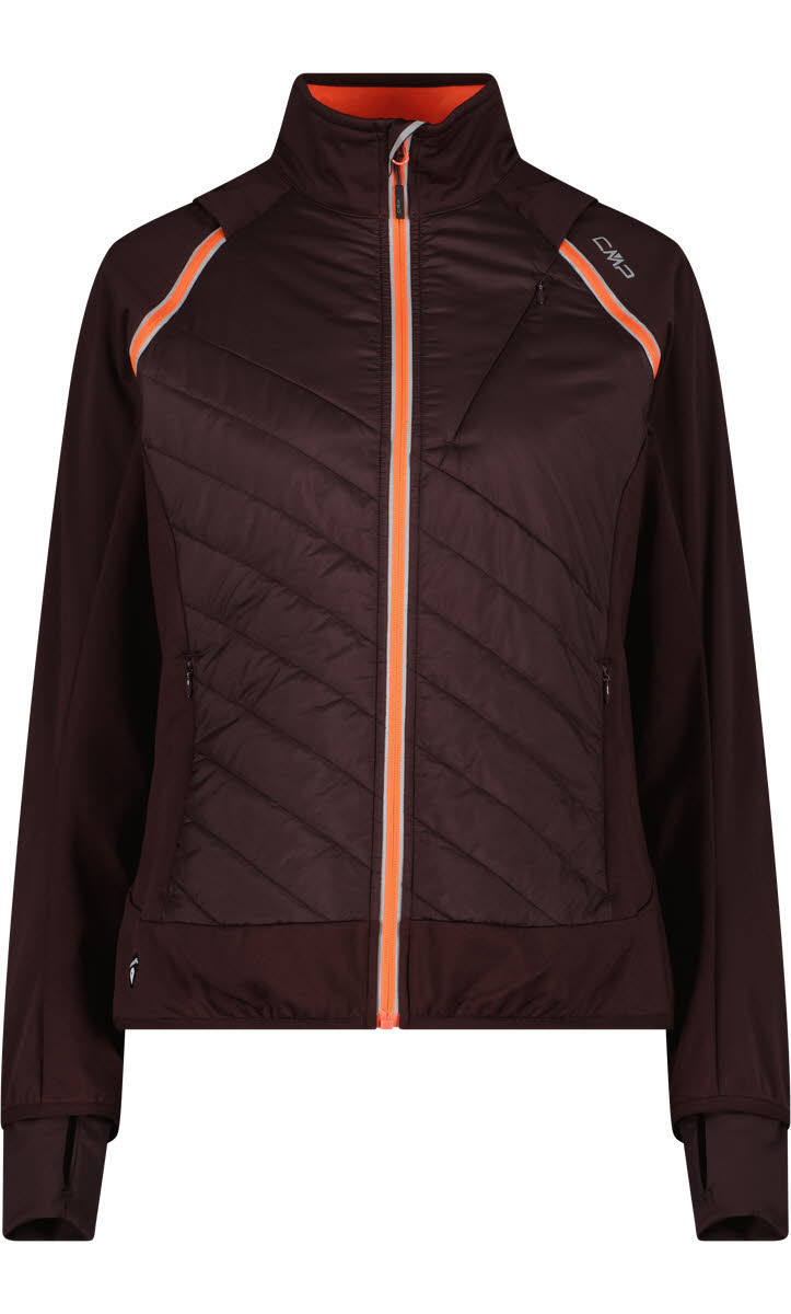 WOMAN JACKET WITH DETACHABLE SLEEVES