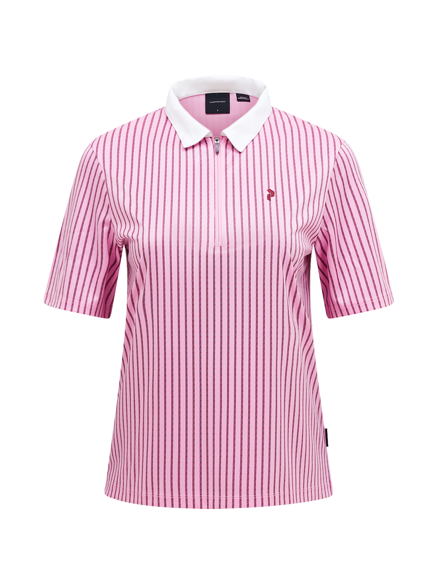 Peak Performance Graphic Zip Polo Damen