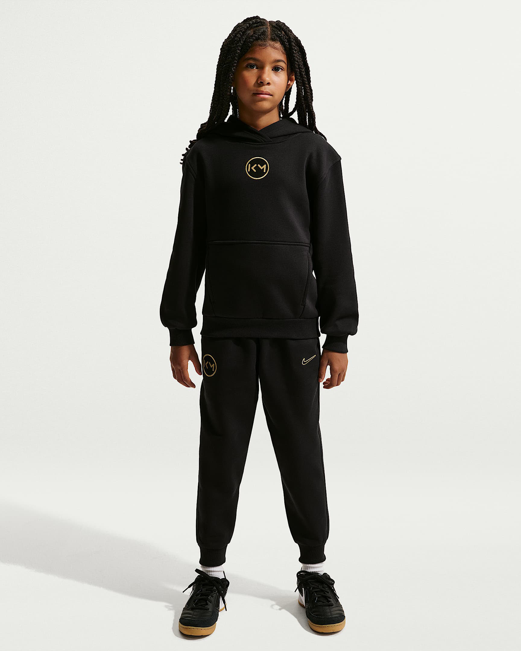 Kylian Mbappé Club Fleece Nike Football Hoodie (ältere Kinder)