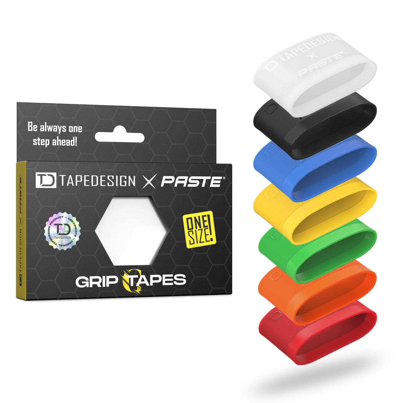 TAPEDESIGN® x PASTE® – Grip Tapes Schwarz Bild 2