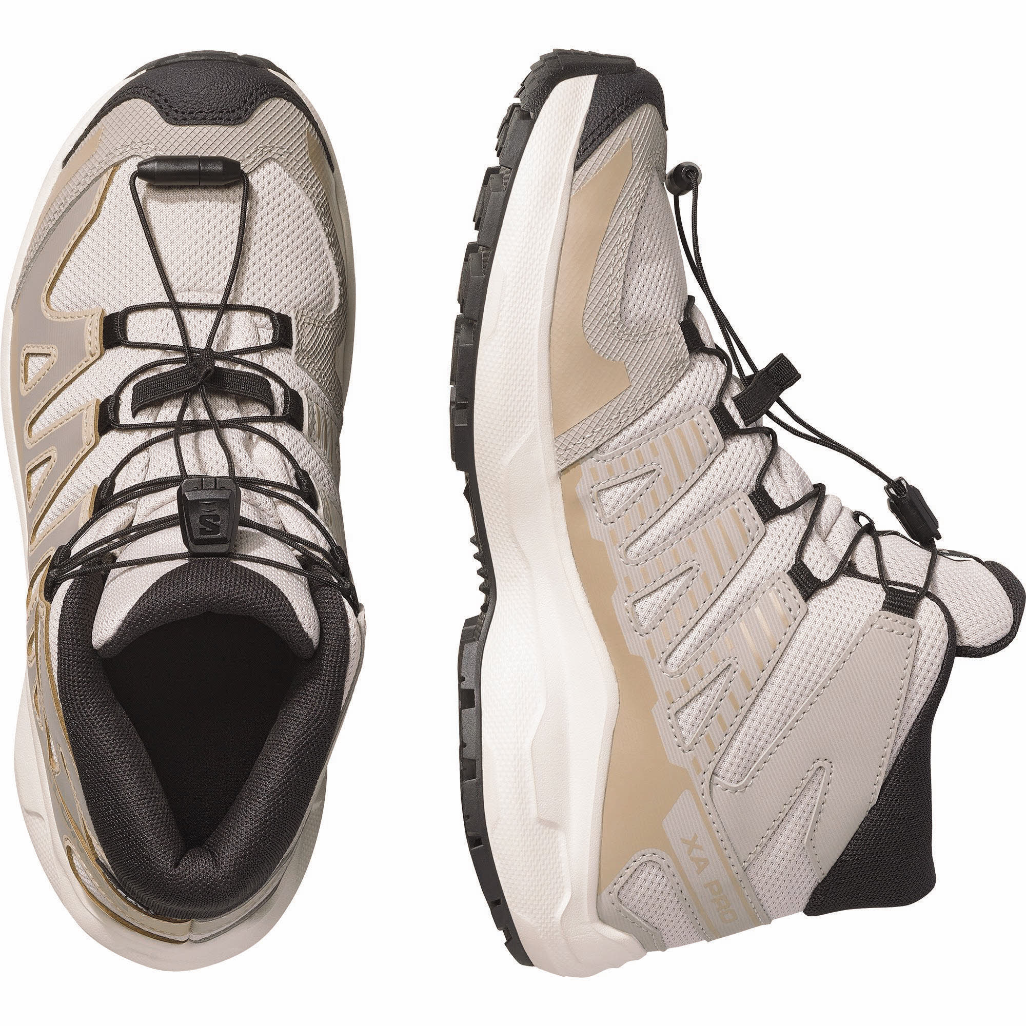 SHOES XA PRO MID WP J Slv Cl/Vanila/Whpe