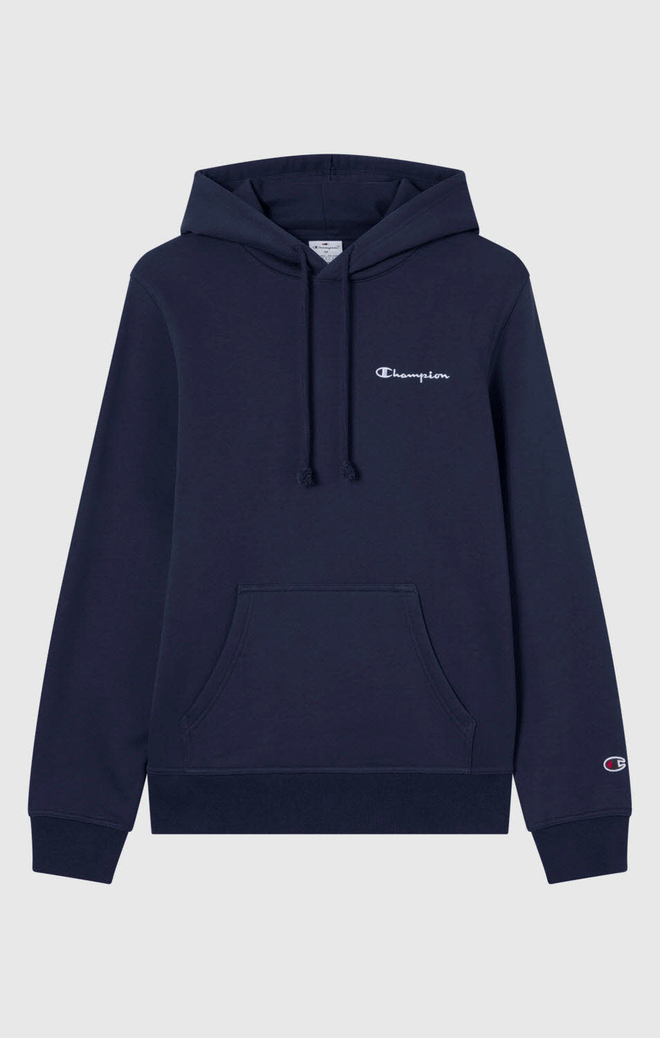 Champion Herren Fleece-Sweatshirt mit Kleinem Gesticktem Logo Icons Marineblau