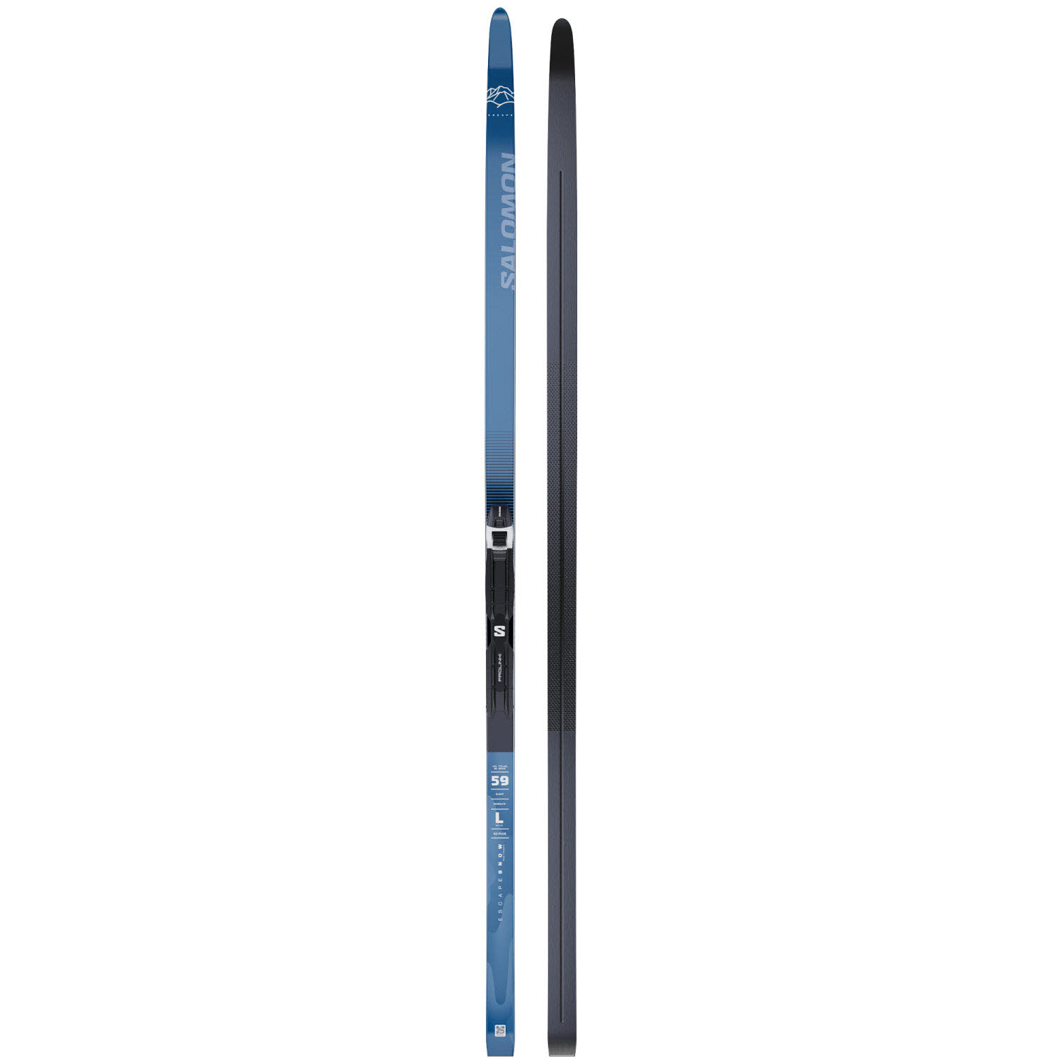 Salomon ESCAPE SNOW 59 PLUS (and Prolink Auto) XXL Langlauf Ski