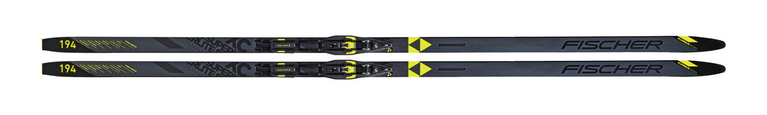 Fischer SUPERLITE CROWN EF SET/BDG CONTROL STE Langlauf Ski