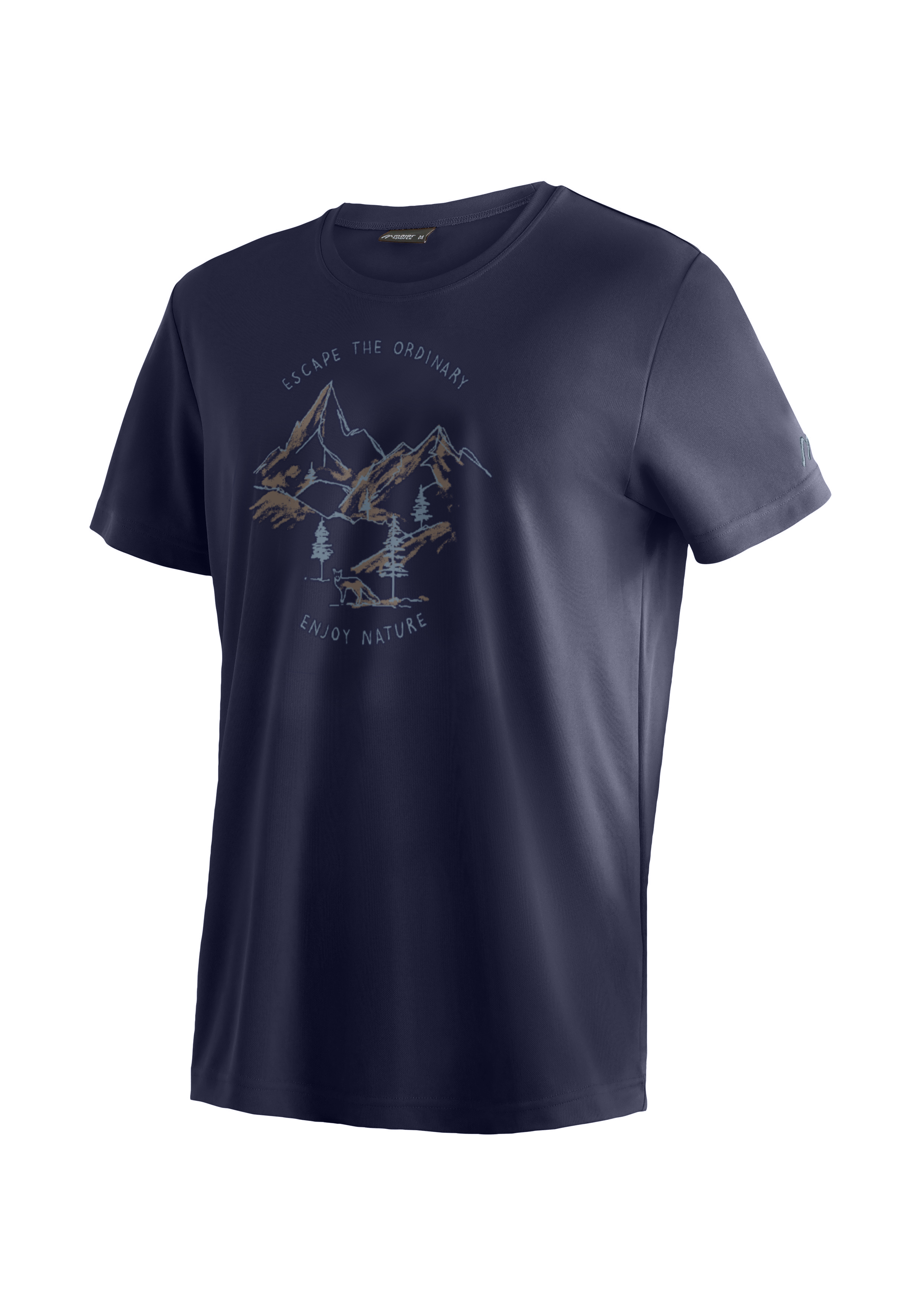 Maier Sports Dieter Print T-Shirt Herren