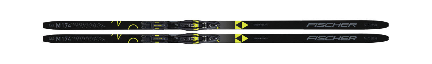 Fischer ORBITER EF ET/BDG CONTROL STEP BL/YE Langlauf Ski