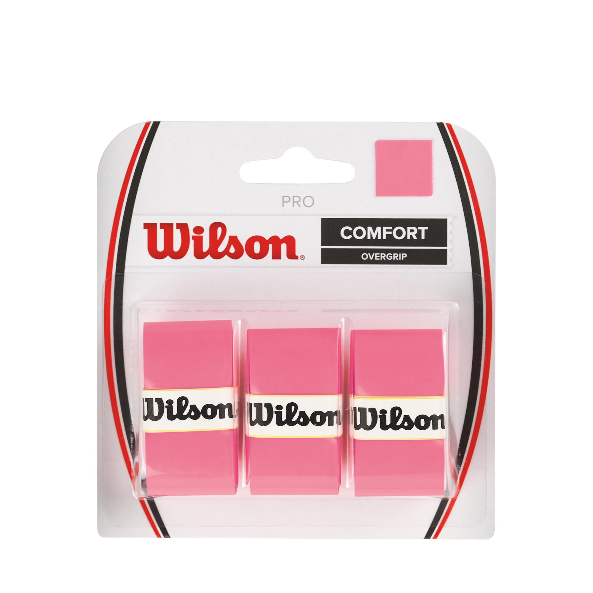 Wilson Pro Overgrip, 3er-Pack Pink