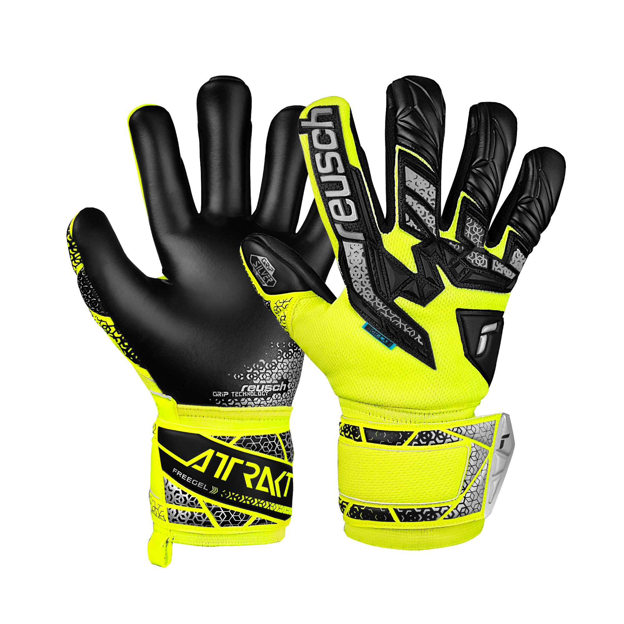 Reusch Attrakt Freegel Silver Junior Torwarthandschuh Kinder