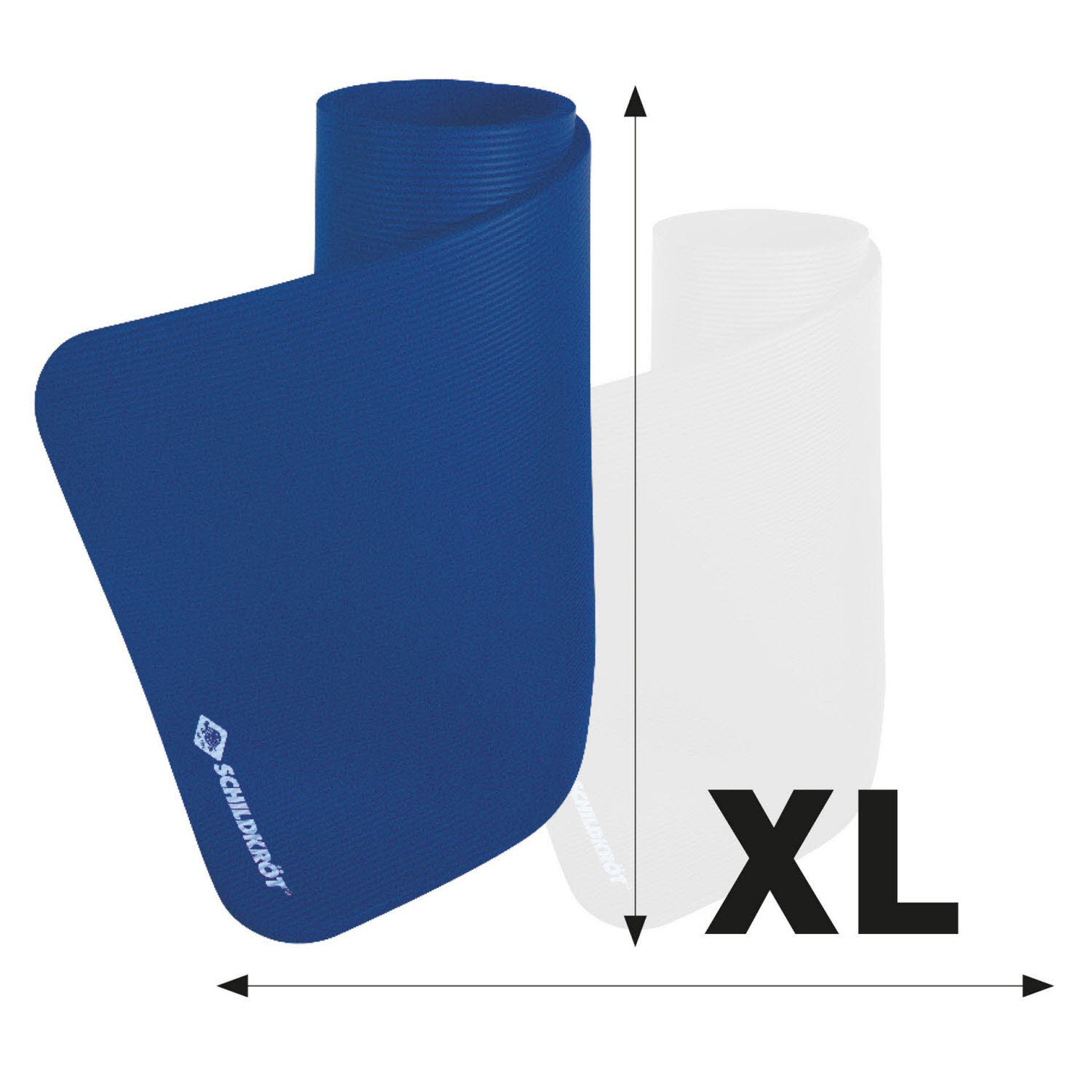 Schildkröt Fitnessmatte XL 15mm, Blau