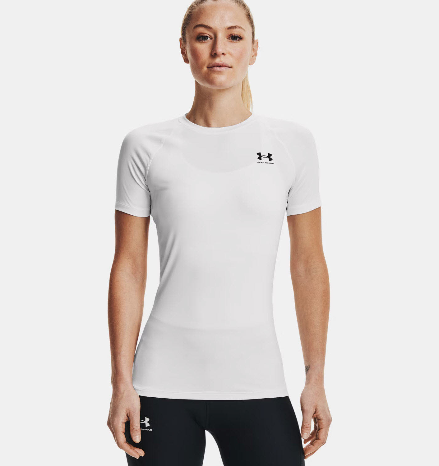 Under Armour HeatGear® Kompressions-Kurzarm-Oberteil für Damen