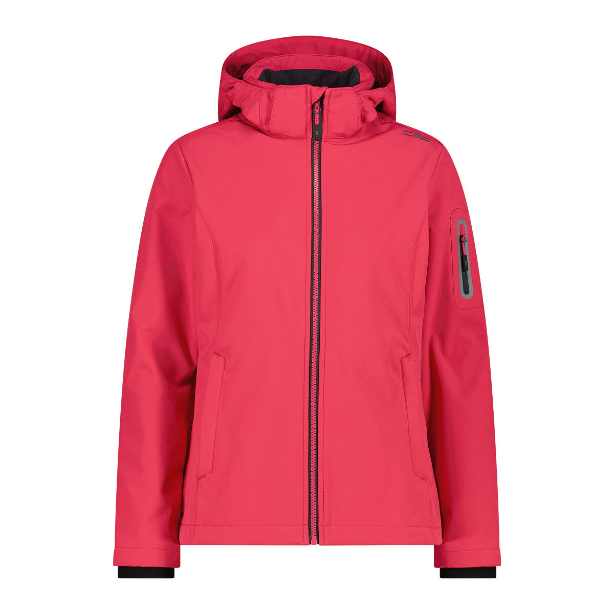 CMP Softshell-Damenjacke mit abnehmbarer Kapuze