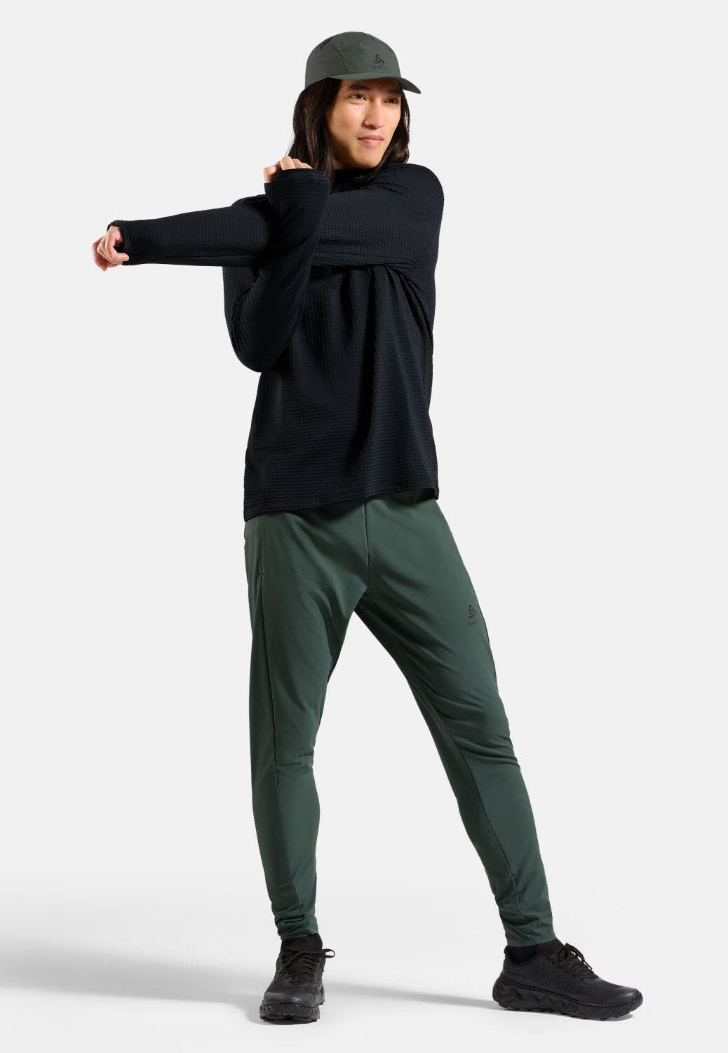 Odlo Essentials Thermal Laufshirt mit Halbreissverschluss Herren