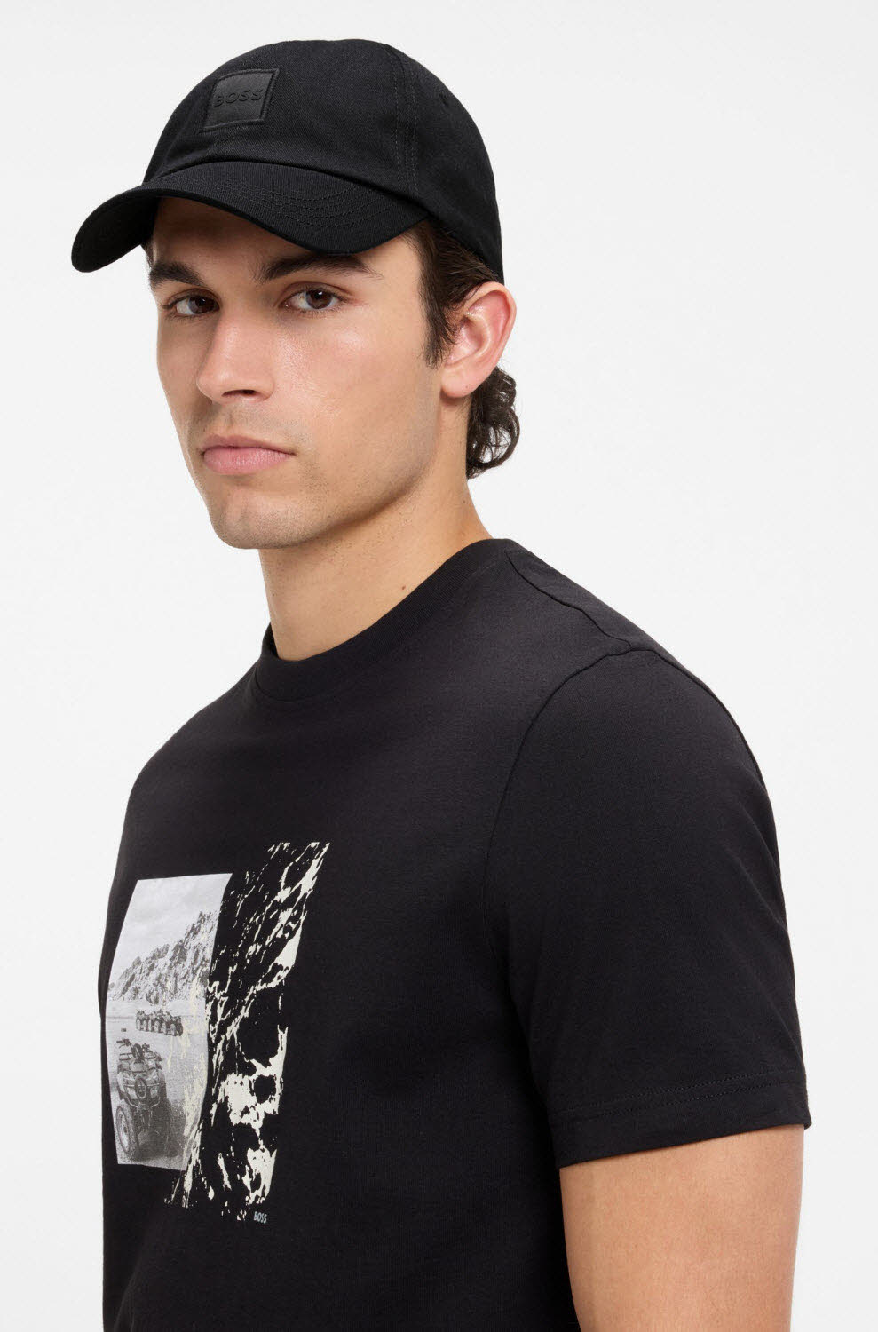 Hugo Boss  Cap aus Baumwoll-Twill mit Logo-Aufnäher