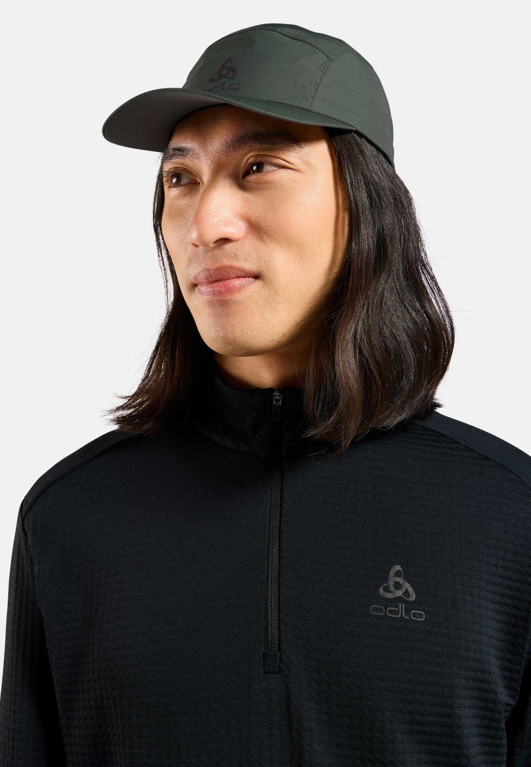 Odlo Essentials Thermal Laufshirt mit Halbreissverschluss Herren