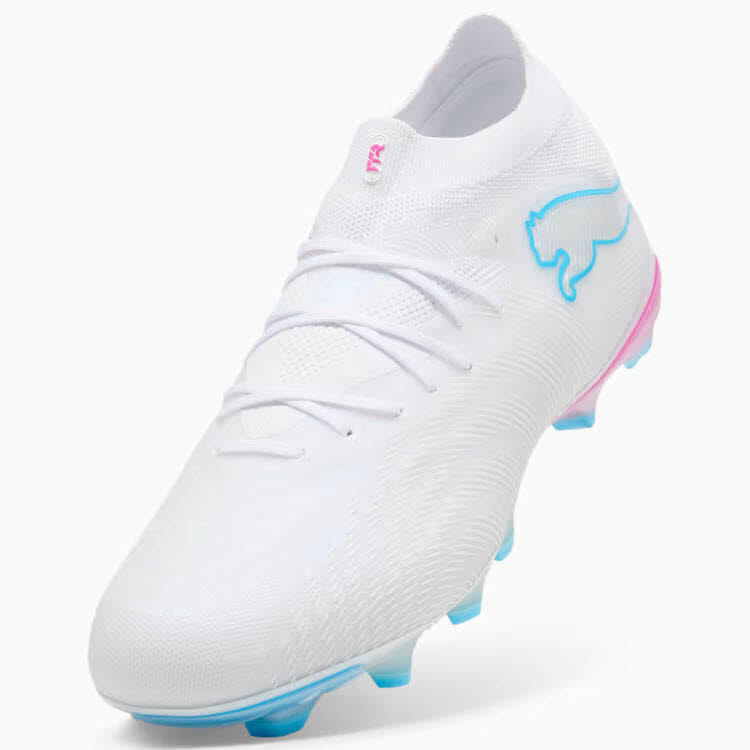 Puma FUTURE 9 PRO WHITE FG/AG Fußballschuhe Unisex