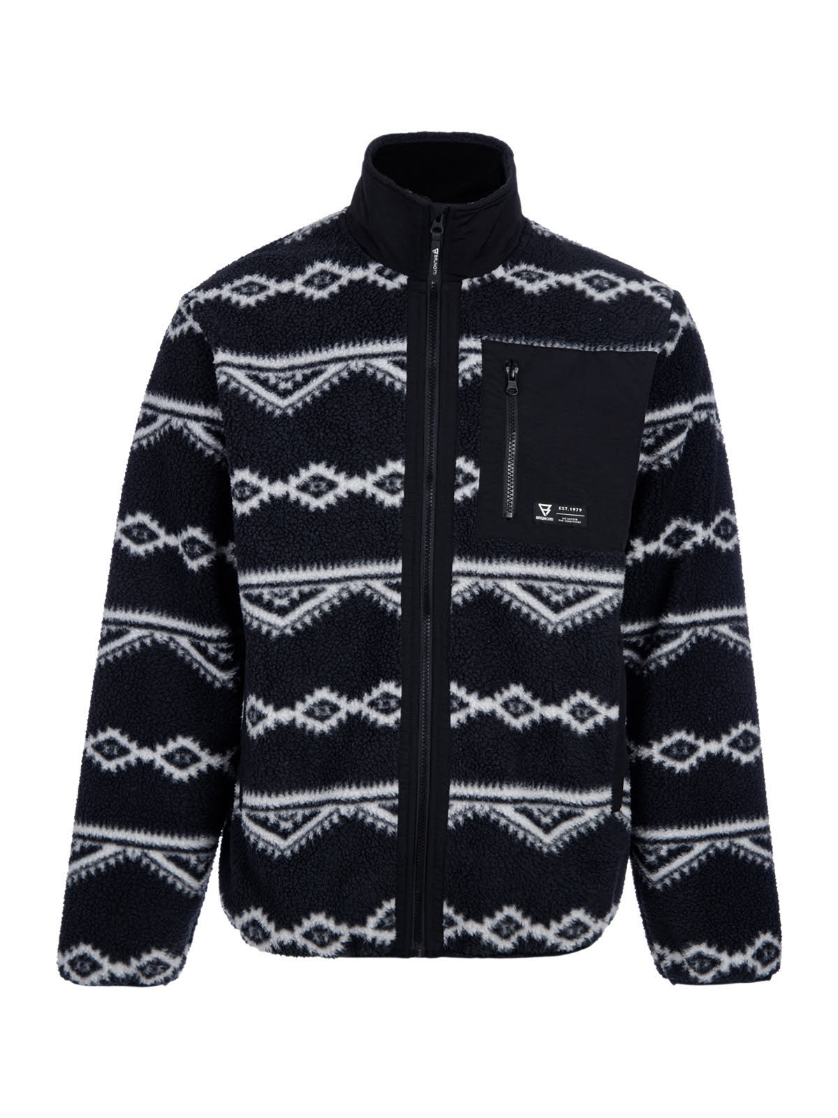 Kevio-Zip Men Urban Fleece