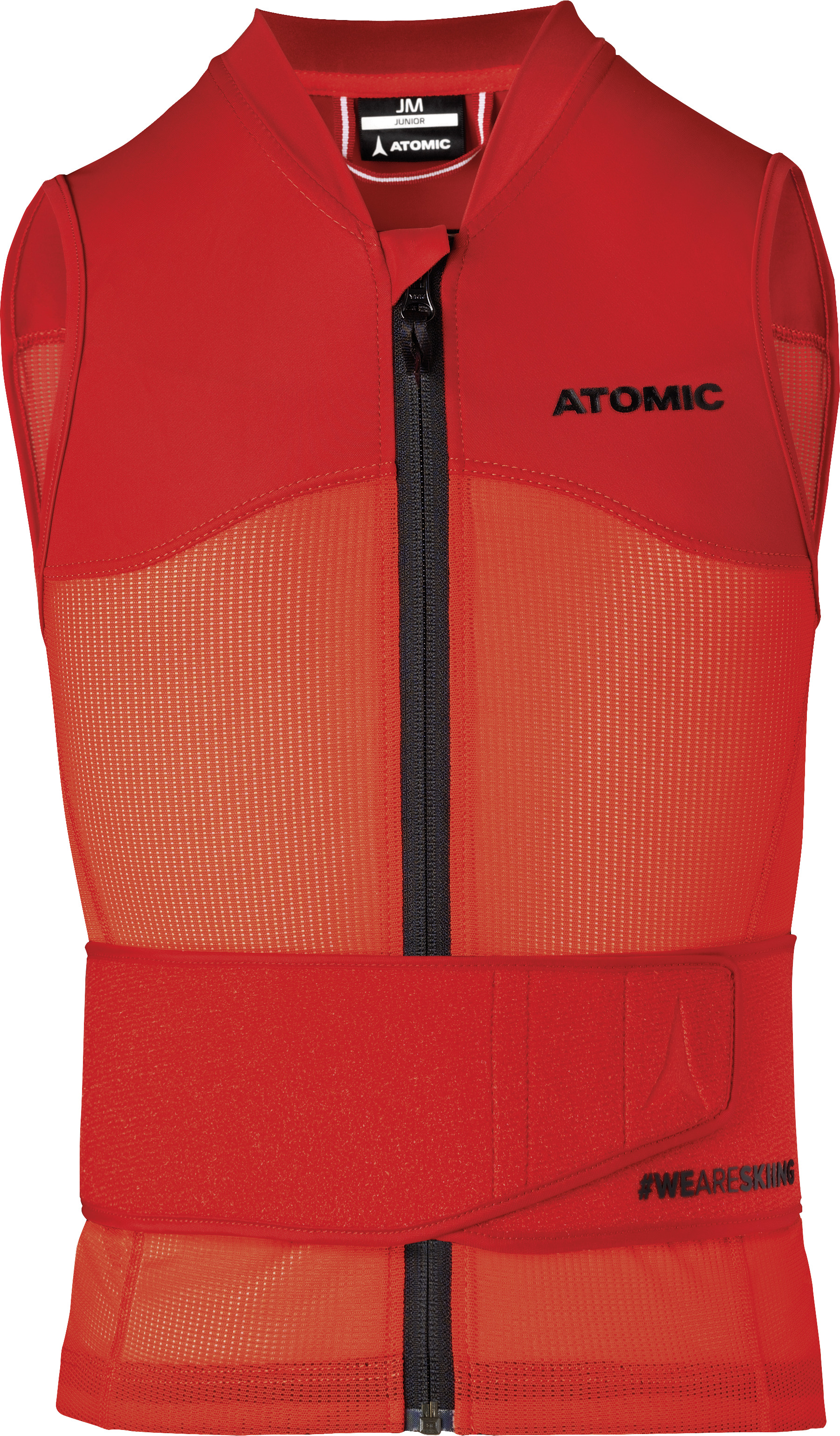 Atomic LIVE SHIELD Vest Red Kinder Größe M Rückenprotector
