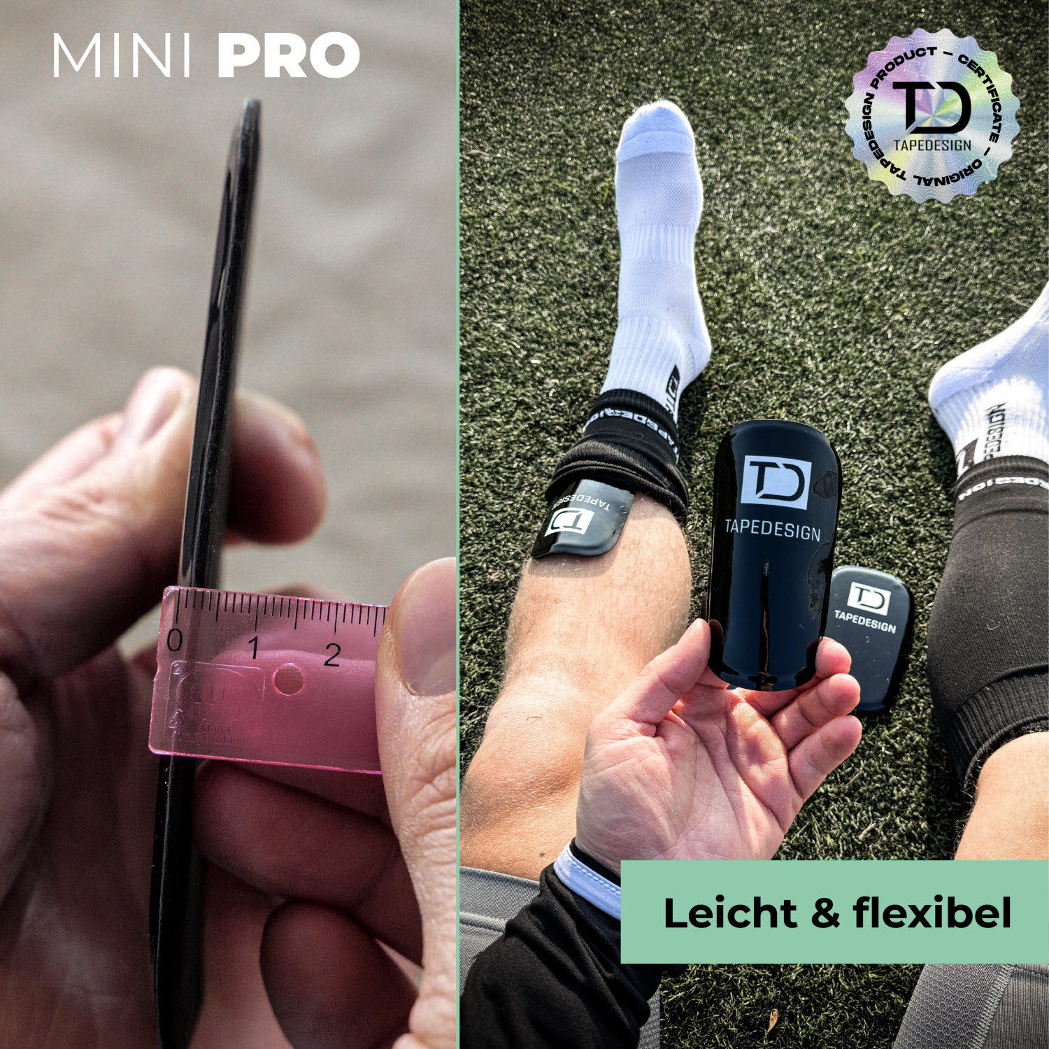 Tapedesign Performance Shinguards MINI PRO Bild 4
