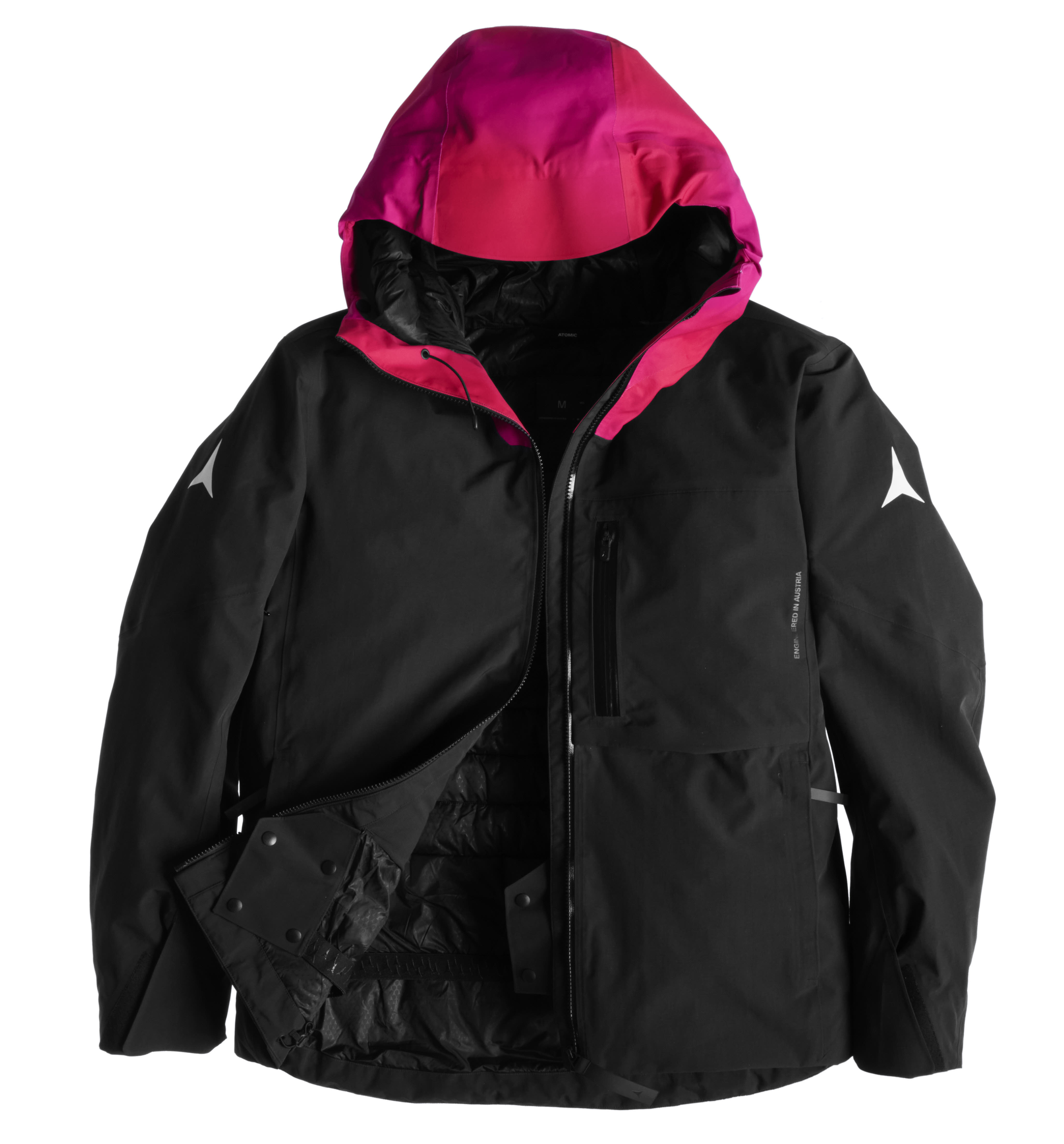 REDSTER 3L INSULATED JACKET-BLACK - RED
