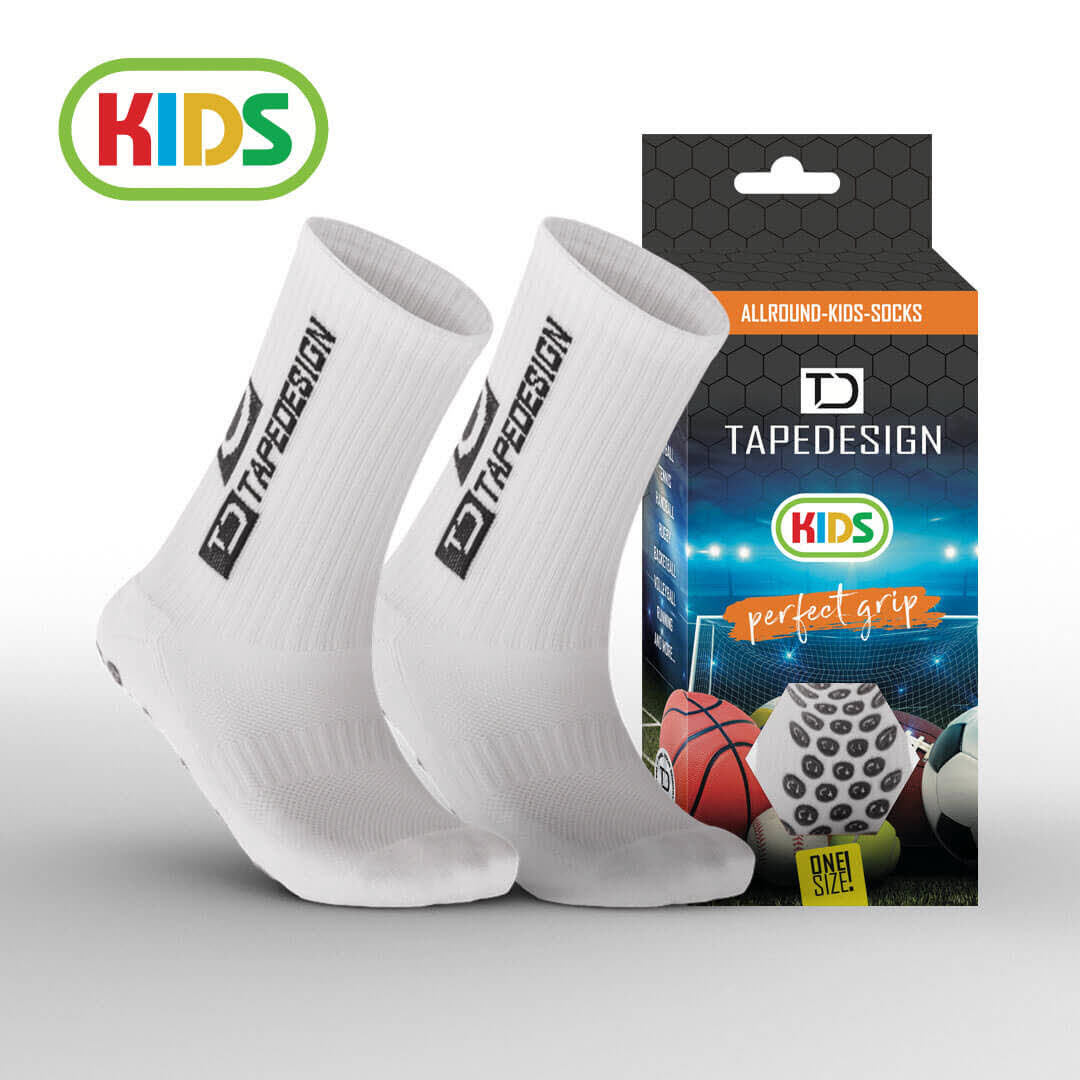 Tapedesign Allround Socks Classic Kids Weiß Bild 1 Tapedesign Allround Socks Classic Kids Weiß